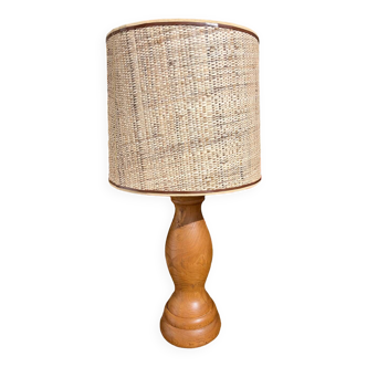 Beautiful wooden lamp