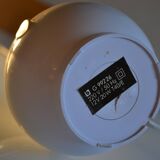 Vintage 80s 1980s white postmodernist table lamp