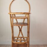Rattan bottle door