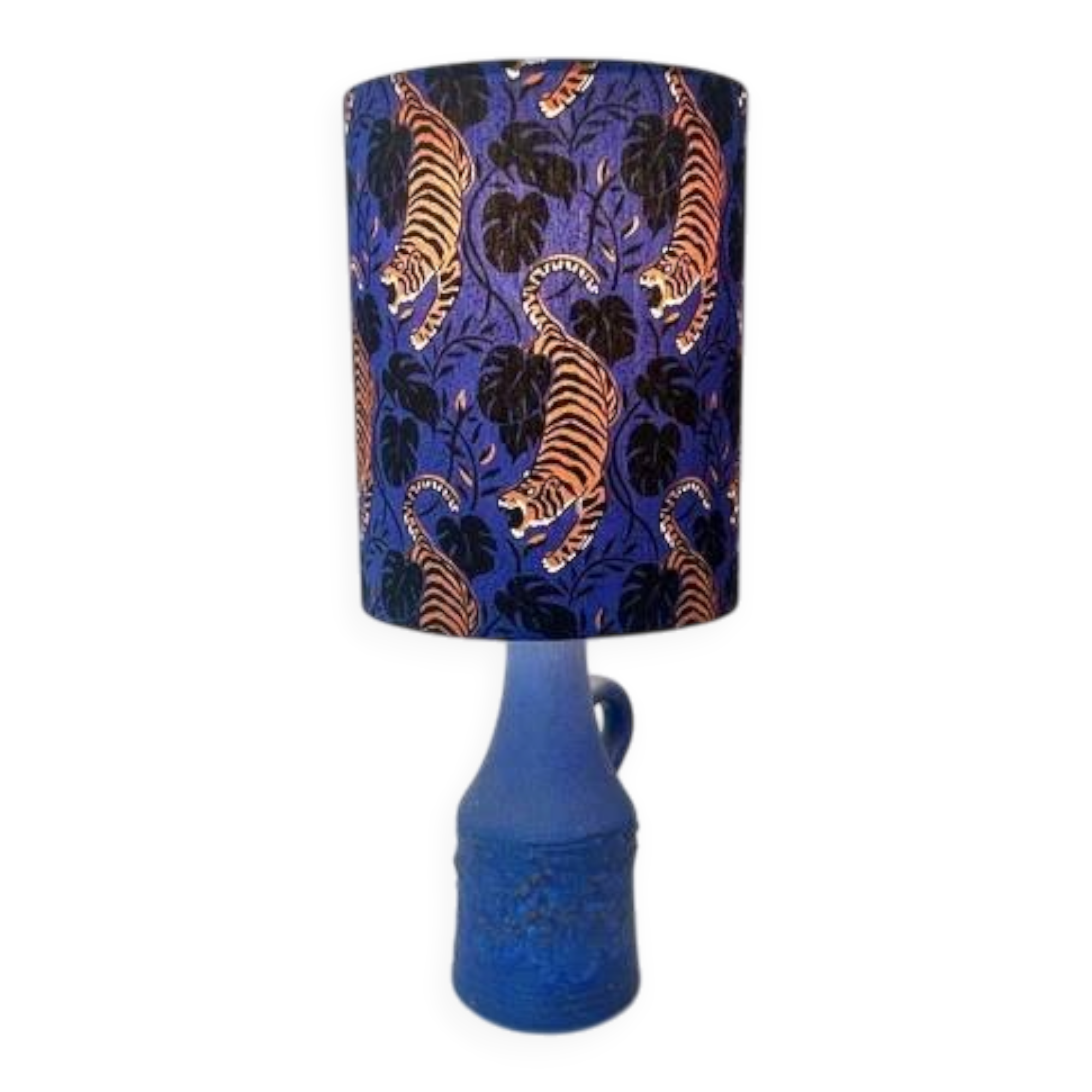 Vintage vase lamp - Boho style - cordless for balcony