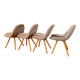 Set of 4 chairs by Miroslav Navratil, Czechoslovakia, 1960s