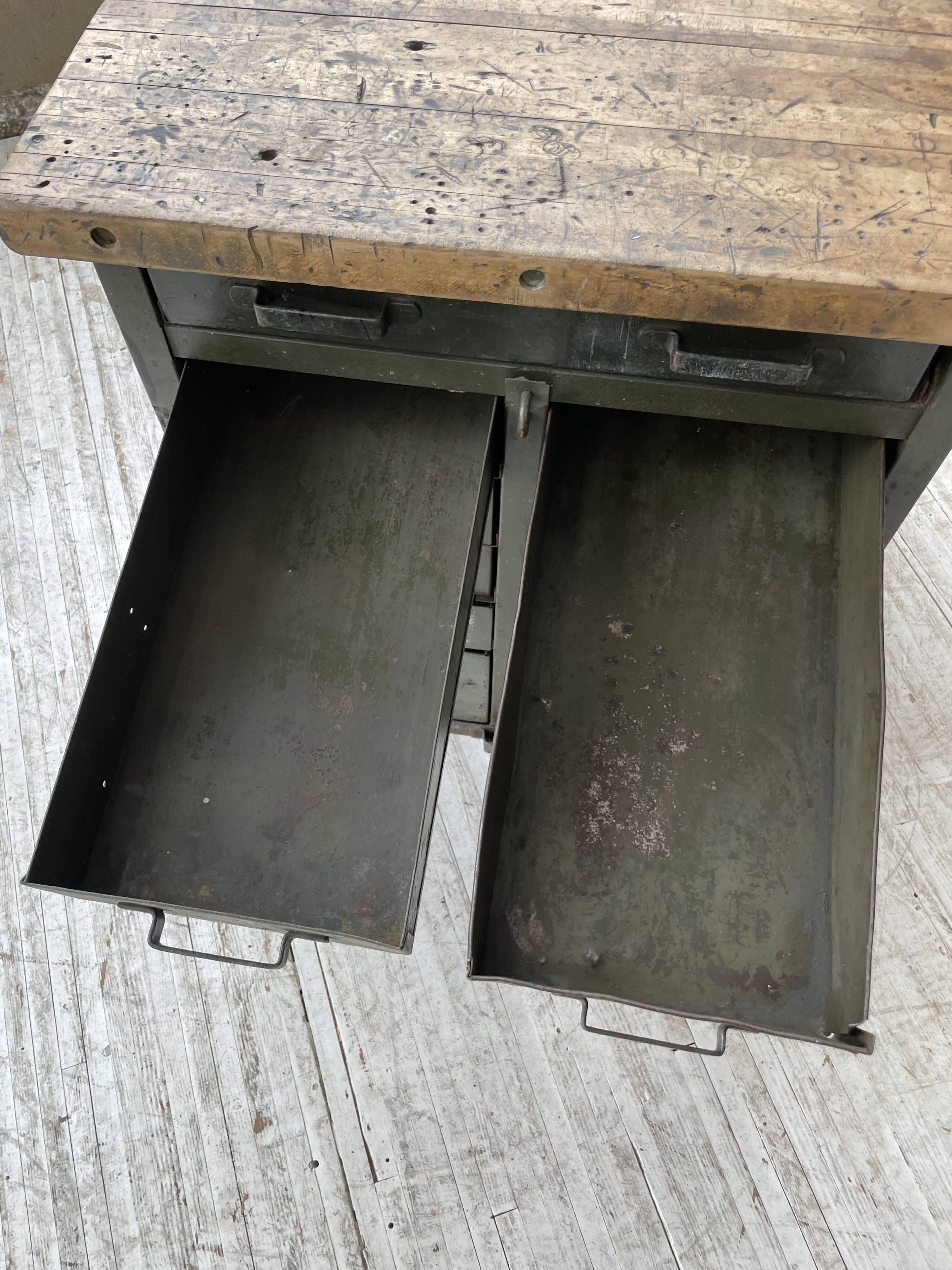 Industrial military storage workbench furniture