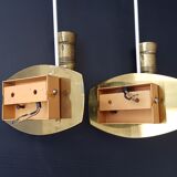 Pair of wall light vintage 1950 sets