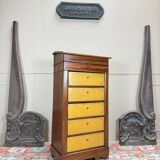 Cartonnier Formant Pupitre En Acajou D’époque Louis Philippe XIX Eme Siècle
