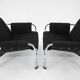 Fauteuil chromé du milieu du siècle par Viliam Chlebo pour Kodreta Myjava, années 1980.