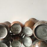 4 Islamic Art Ottoman Turkish copper pitchers antique