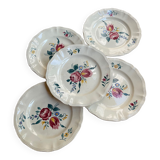 5 plates Sarreguemines