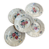 5 plates Sarreguemines
