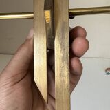 Vintage design solid brass wall light from the 60s