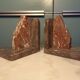 Art Deco marble bookends