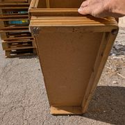 1970s rattan sideboard