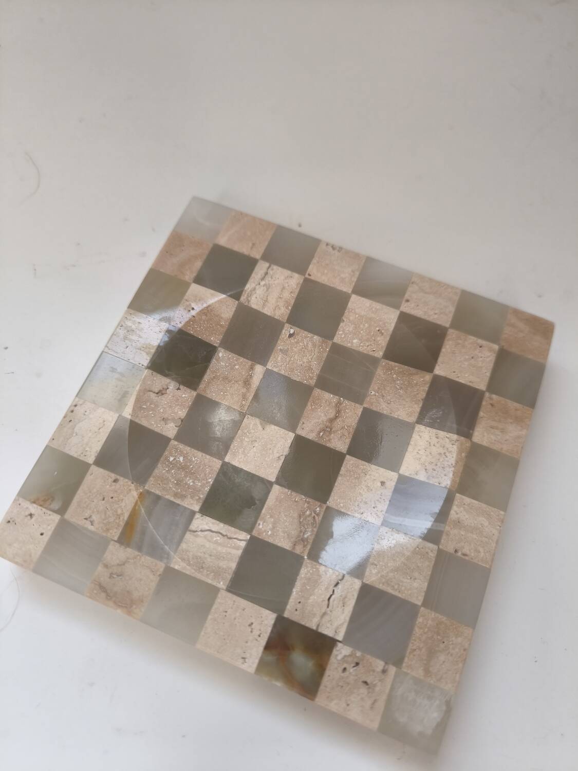 Marble jewelry tray