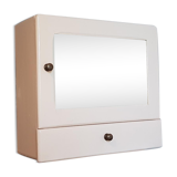 Vintage powder pink medicine cabinet