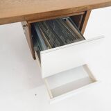 Large wenge desk, attributed to 't Spectrum, The Netherlands 1950's