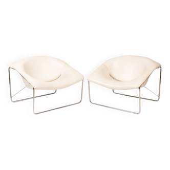 Fauteuils modèle Cubique, design Olivier Mourgue, édition Airborne vintage