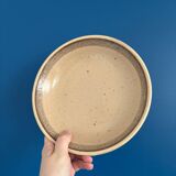 Lot de 6 Assiettes Creuses en Grès Signées Sarreguemines - Style Vintage Ru