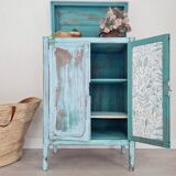Parisian buffet with blue patina