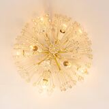 Star Ceiling Light in Brass and Crystal by Emil Stejnar, Austria, 1960s