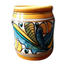 Hand-painted ceramic pot