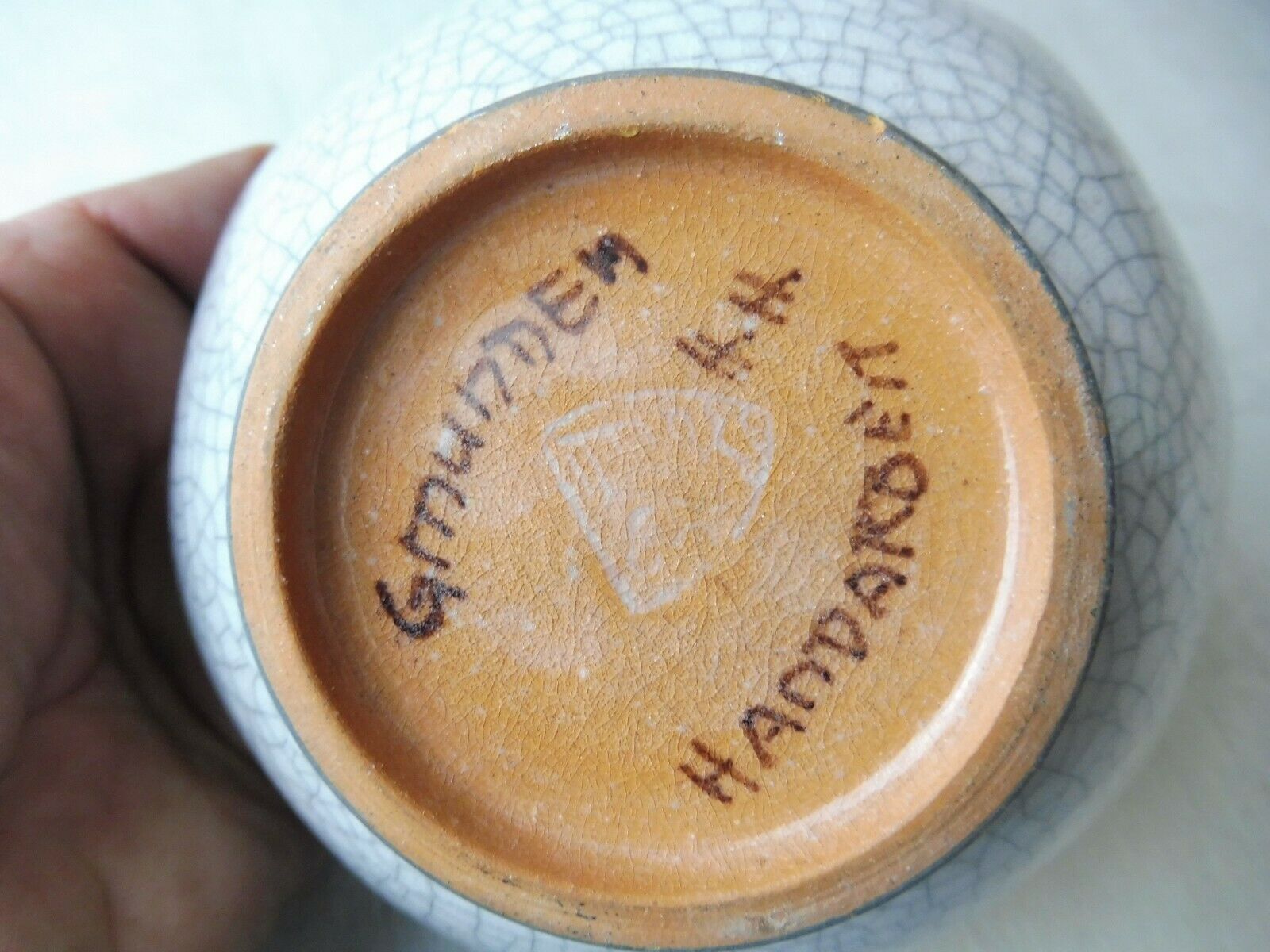 Bowl, ceramic, handmade, from Gmunden