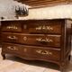 Solid mahogany chest of drawers – Louis XVI Transition style