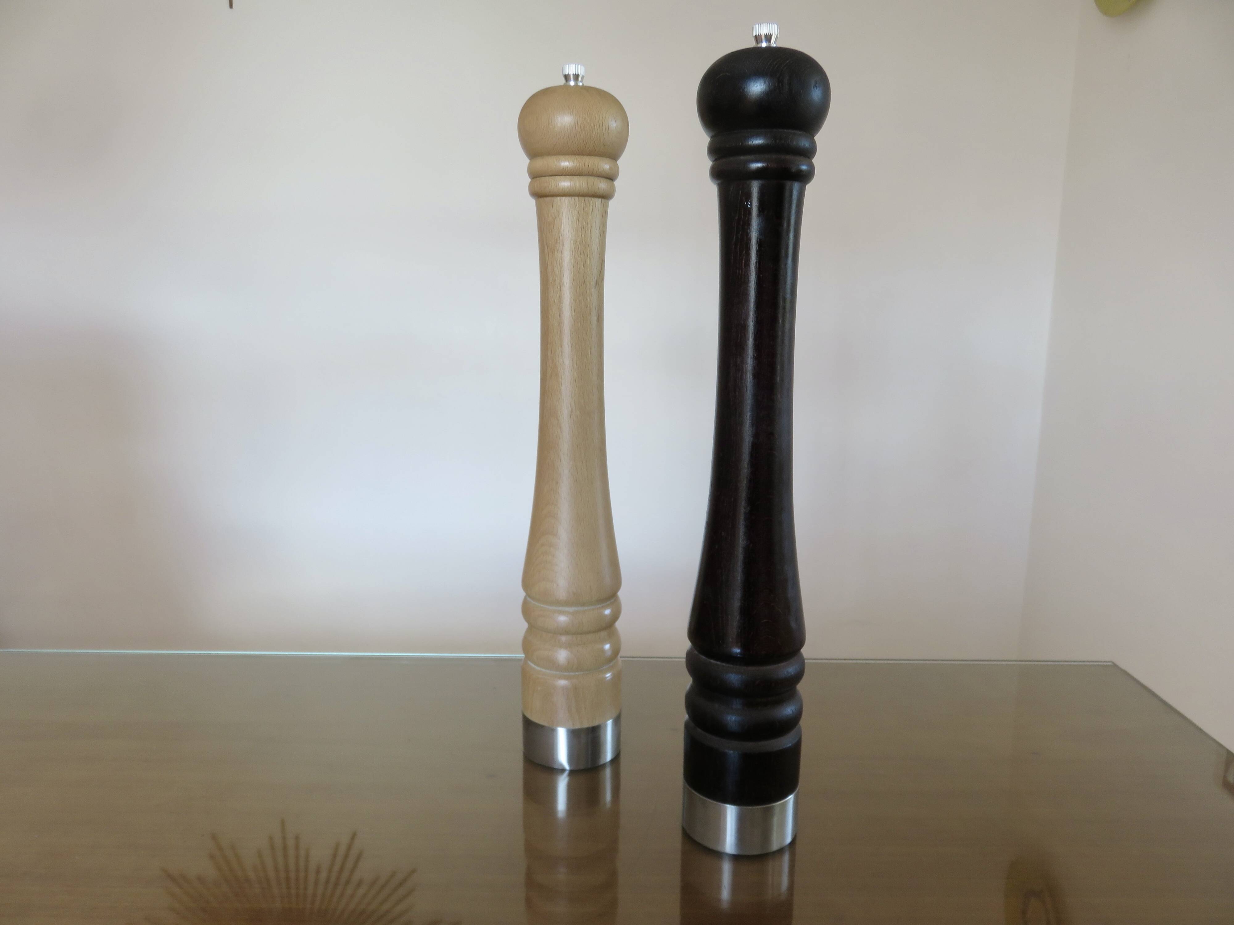 XXL salt and pepper mills by Stoha Design, Germany, 1980