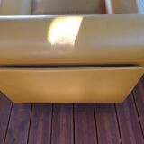 Pair of vintage leather armchairs 1970