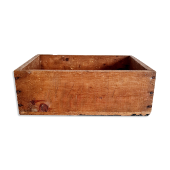 Old wooden box