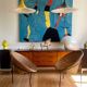 Paire de fauteuils "Basket" Roberto Mango