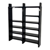 Modular black shelf by Olaf Von Bohr for Kartell, 1970