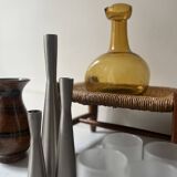 Amber glass carafe, France 1970