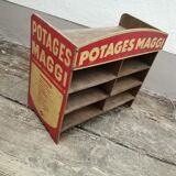 Shelf, maggi "his famous soups"