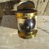 Brass boat tempete lamp