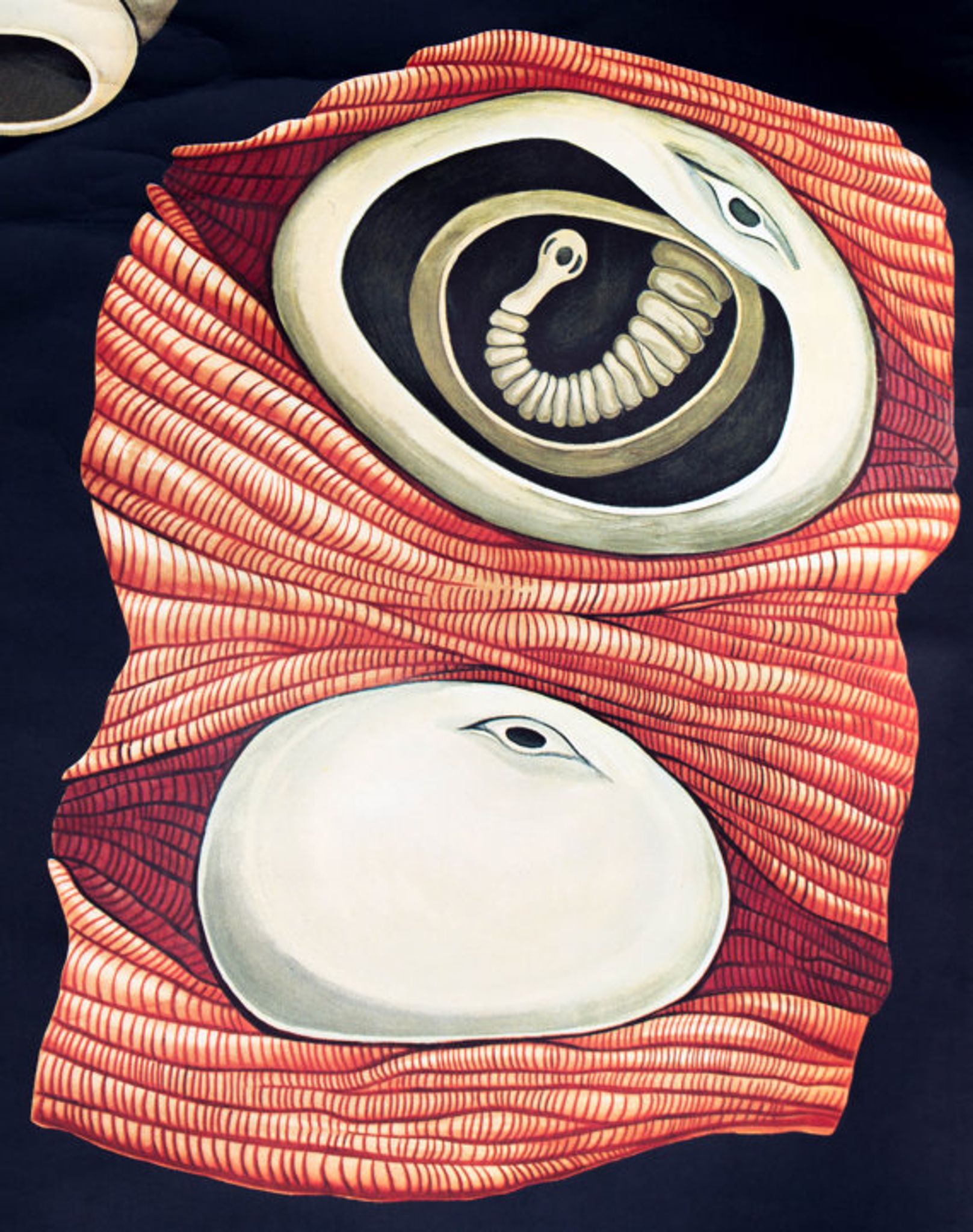 Wall poster of the school from Jung-Koch-Quentell "worms" 1972