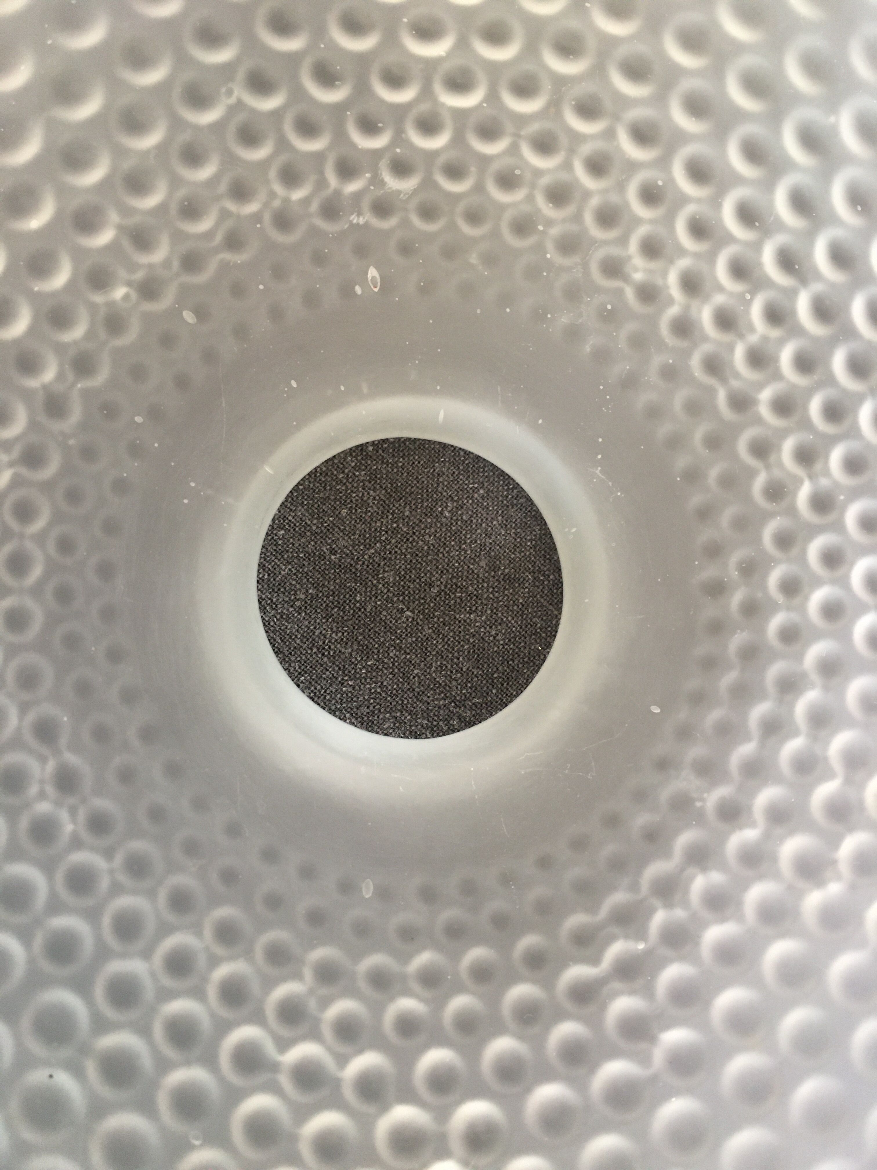 Pleated lampshade frosted glass ceiling