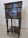 Rosewood bedside table in Louis XVI style