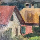 Old landscape painting 1919