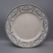 Antique serving dish in creil montereau earthenware, mignon model.