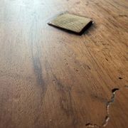 Wooden bedside table