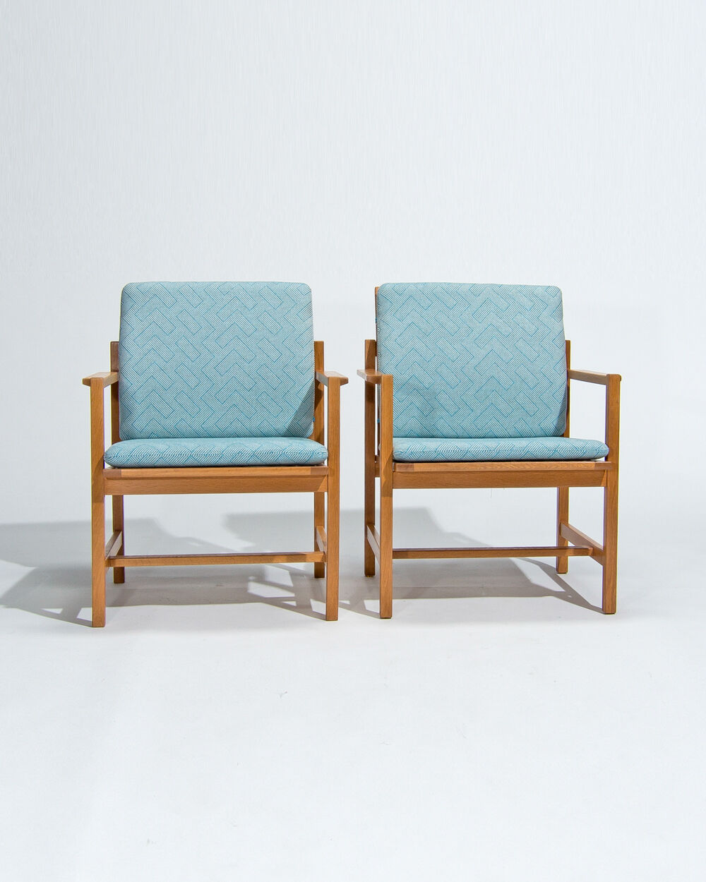 Danish armchairs by Borge Mogensen 1960s