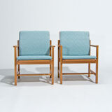 Danish armchairs by Borge Mogensen 1960s