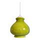 Vintage green opaline suspension (5 available), 1960-70.