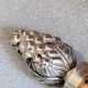 Vintage Sterling Silver Pinecone Wine Bottle Stopper Luxury Barware Accent Home