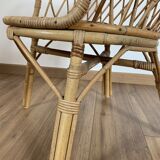 Rattan armchair