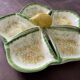 Plat compartimenté à décor de citron