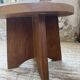 Constructivist gueridon 1950 mahogany