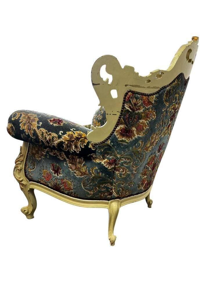 Vintage baroque armchair / armchair / armchair