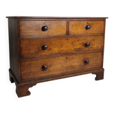 Victorian oak chest of drawers circa 1860–1880