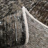 5x9 handmade  brown vintage rug 149x269cm