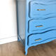 Organic blue chest of drawers